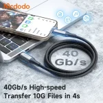 کابل USB-C مک دودو مدل 240W USB 4 طول 1.2 متر - تصویر 10