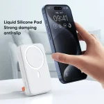 پاوربانک وایرلس مگ سیف 20 وات 10000 مک دودو مدل MCDODO MC-510 بهمراه کابل شارژ - تصویر 6