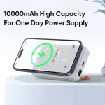 پاوربانک وایرلس مگ سیف 20 وات 10000 مک دودو مدل MCDODO MC-510 بهمراه کابل شارژ - تصویر 11