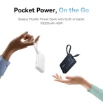 پاوربانک بیسوس 10000 میلی آمپر 45 وات مدل Baseus PicoGo Digital Display Power Bank با گارانتی 24 ماهه شرکتی - تصویر 2