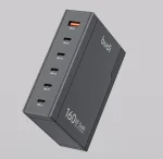 شارژر دیواری 160W GaN بودی PD و فست دارای سری یونیورسال با 6 پورت مدل AC350 با گارانتی 18 ماهه (6 ماه تعویض) - تصویر 2