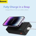 پاوربانک بیسوس مدل Airpow PPQD090102 ظرفیت 30000 میلی امپر ساعت - تصویر 3
