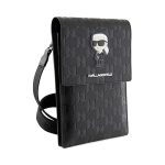 کیف موبایل چرمی کارل لاگرفلد | Karl Lagerfeld Universal Phone Pouch - تصویر 5