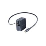 شارژر دیواری فست 100 وات بیسوس مدل Baseus EnerCore CJ11 دو پین با ۲ خروجی USB-C و ۱ خروجی USB به همراه کابل جمع‌شونده با گارانتی ۲۴ ماهه شرکتی - تصویر 3